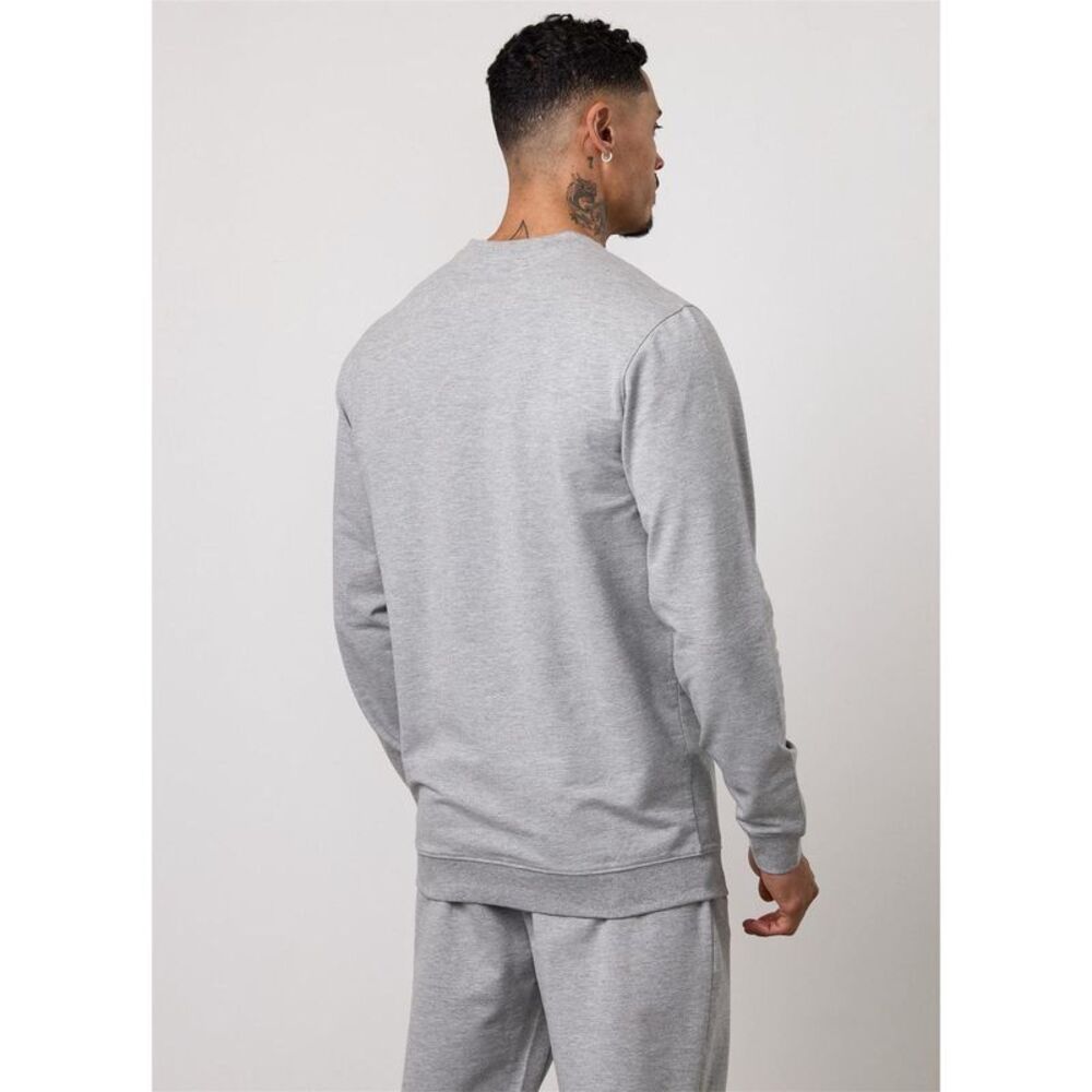 Gym King Mens Victory Loopback Hoodie / Grey Melange